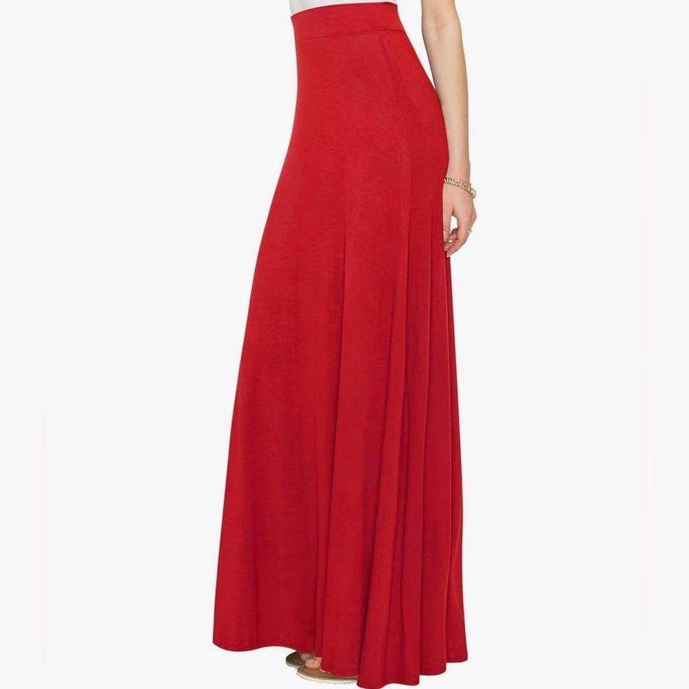 Women's Solid Basic Lightweight Floor Length Flar… - image 1